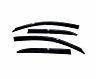 AVS 03-07 Honda Accord Ventvisor Low Profile Deflectors 4pc - Smoke w/Chrome Trim for Honda Accord