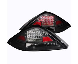 Anzo 2003-2005 Honda Accord LED Taillights Black for Honda Accord 7