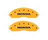 MGP Caliper Covers 4 Caliper Covers Engraved Front Honda Rear H Logo Yellow Finish Black Char 2003 Honda Accord for Honda Accord SE/LX/EX/Special Edition/Hybrid