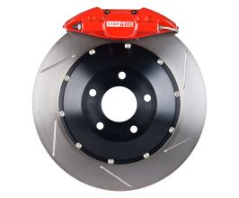 StopTech StopTech 03-07 Honda Accord Rear BBK w/ Red ST-40 Calipers Slotted 328x28mm Rotors/Pads/SS Line for Honda Accord 7