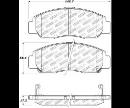 StopTech StopTech Street Select Brake Pads - Front for Honda Accord 7