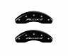 MGP Caliper Covers 4 Caliper Covers Engraved Front Accord Engraved Rear Accord Black finish silver ch for Honda Accord