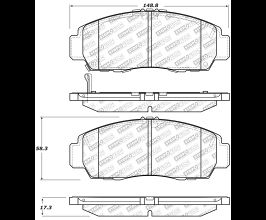 StopTech StopTech Street Select Brake Pads - Front/Rear for Honda Accord 8
