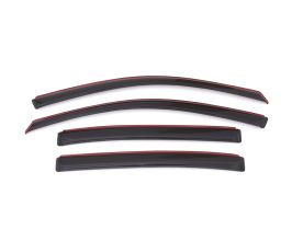AVS 13-17 Honda Accord Ventvisor In-Channel Front & Rear Window Deflectors 4pc - Smoke for Honda Accord 9
