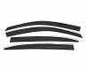 AVS 13-17 Honda Accord Ventvisor Low Profile Deflectors 4pc - Smoke w/Chrome Trim for Honda Accord