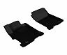 3D Mats 2013-2017 Honda Accord Kagu 1st Row Floormat - Black for Honda Accord