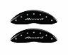 MGP Caliper Covers 4 Caliper Covers Engraved Front Accord Engraved Rear Accord Black finish silver ch