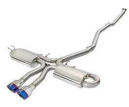 aFe Power Takeda 3in 304 SS Cat-Back Exhaust System w/ Blue Tips 2017+ Honda Civic Si 4Dr I4 1.5L (t) for Honda Civic 10