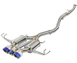 aFe Power Takeda 3in 304 SS Cat-Back Exhaust w/ Blue Flame Tips 2017+ Honda Civic Type R I4 2.0L (t) for Honda Civic 10