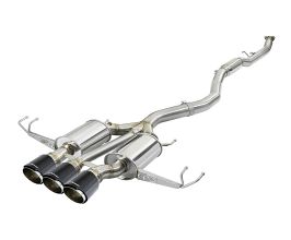 aFe Power Takeda 3in 304 SS Cat-Back Exhaust w/ Carbon Fiber Tips 17-18 Honda Civic Type R L4 2.0L (t) for Honda Civic 10