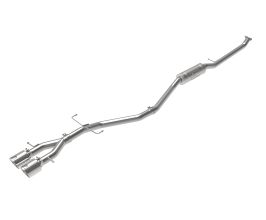 aFe Power Takeda 2.5in 304SS Cat-Back Exhaust System 17-20 Honda Civic SI Coupe L4-1.5L (t) - Polished Tip for Honda Civic 10
