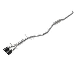 aFe Power Takeda 2.5in 304SS Cat-Back Exhaust System w/ Black Tips 17-20 Honda Civic Si Sedan I4 1.5L for Honda Civic 10