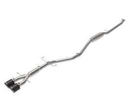 aFe Power Takeda 2.5in 304SS Cat-Back Exhaust System w/ Carbon Tips 17-20 Honda Civic Si Sedan I4 1.5L for Honda Civic 10