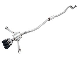 AWE 2016+ Honda Civic Si Touring Edition Exhaust w/Front Pipe & Triple Diamond Black Tips for Honda Civic 10