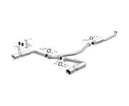 MagnaFlow 16-18 Honda Civic L4 2.0L Street Series Cat-Back Exhaust w/ Polished Tips for Honda Civic 10