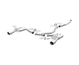 MagnaFlow Cat-Back 2016 Honda Civic (Sedan Only) 1.5L L4 Turbo 2.25in SS Dual Outlet for Honda Civic 10