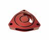 Torque Solution Blow Off BOV Sound Plate (Red) - 2016+ Honda Civic 1.5T for Honda Civic