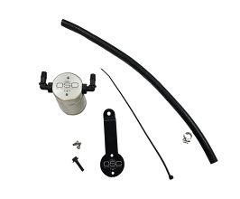 J&L Oil Seperator 16-21 Honda Civic 1.5L Turbo (EX & Si) Passenger Side Oil Separator 3.0 - Clear Anodized for Honda Civic 10