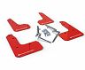 Rally Armor 17-21 Honda Civic Sport & Touring (Hatch) Red UR Mud Flap w/ White Logo