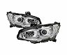 Spyder 16-18 Honda Civic 4Dr w/LED Seq Turn Sig Lights Proj Headlight - Chrome - PRO-YD-HC16-SEQ-C for Honda Civic