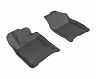3D Mats 2016-2020 Honda Civic Kagu 1st Row Floormat - Black for Honda Civic