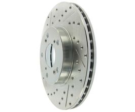 StopTech StopTech Select Sport 06-08 Honda Civic GX / 98-02 Accord V7 Slotted and Drilled Right Front Rotor for Honda Civic 11