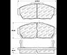 StopTech StopTech Street Select Brake Pads - Rear for Honda Civic