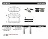 StopTech StopTech Performance 93-95 Honda Civic Coupe / 94-95 Civic Hatchback/Sedan Front Brake Pads