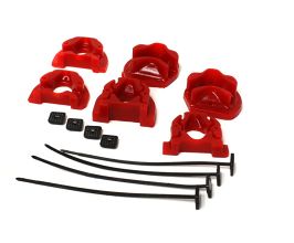 Energy Suspension 92-00 Honda Civic (Except 99-00 Si) / 93-97 Del Sol Red Motor Mount Inserts (Manua for Honda Civic 5