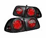 Anzo 1999-2000 Honda Civic Taillights Black