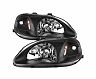 Spyder Xtune Honda Civic 99-00 Amber Crystal Headlights Black HD-JH-HC99-AM-BK for Honda Civic