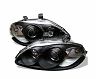 Spyder Honda Civic 96-98 Projector Headlights LED Halo Amber Reflctr Blk PRO-YD-HC96-AM-BK