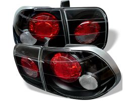Spyder Honda Civic 96-98 4Dr Euro Style Tail Lights Black ALT-YD-HC96-4D-BK for Honda Civic 6