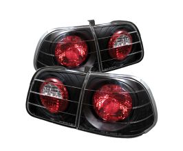 Spyder Honda Civic 99-00 4Dr Euro Style Tail Lights Black ALT-YD-HC99-4D-BK for Honda Civic 6