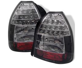 Spyder Honda Civic 96-00 3DR LED Tail Lights Black ALT-YD-HC96-3D-LED-BK for Honda Civic 6