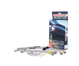 Gooridge 96-00 Honda Civic LX/EX w/ LG Front Rotors Brake Lines for Honda Civic 6