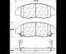 StopTech StopTech Street Select Brake Pads - Front/Rear for Honda Civic LX/EX/Si