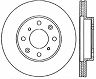 StopTech StopTech Power Slot 93-00 Honda Civic DX w/ Rr Drum Brakes Front Right Rotor CRYO