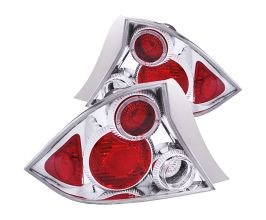 Anzo 2001-2003 Honda Civic Taillights Chrome w/ Halo for Honda Civic 7