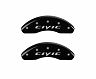 MGP Caliper Covers 4 Caliper Covers Engraved Front Civic Engraved Rear 2015/CIVIC Black finish silver ch for Honda Civic Si