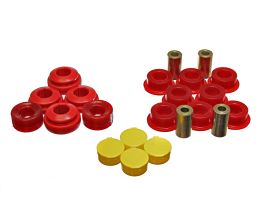 Energy Suspension 01-05 Honda Civic/CRX / 02-05 Civic Si Red Rear Control Arm Bushing Set for Honda Civic 7