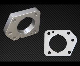 Torque Solution Throttle Body Spacer (Silver): Honda Civic LX/EX/DX 2006-2011 for Honda Civic 8