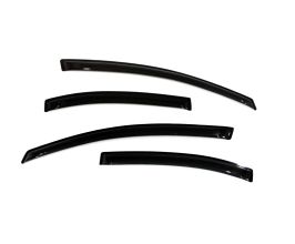 AVS 06-11 Honda Civic Ventvisor Outside Mount Window Deflectors 4pc - Smoke for Honda Civic 8