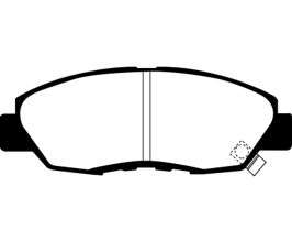 EBC 97 Acura CL 2.2 Ultimax2 Front Brake Pads for Honda Civic 8