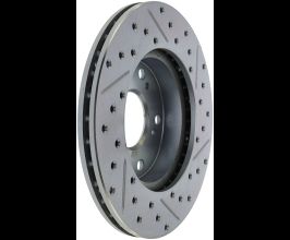 StopTech StopTech Select Sport 06-11 Honda Civic DX/EX/LX Slotted and Drilled Right Front Rotor for Honda Civic 8