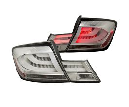 Anzo 2013-2015 Honda Civic (excludes hybrid) LED Taillights Chrome for Honda Civic 9