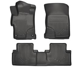 Husky Liners 2014 Honda Civic Sedan WeatherBeater Black Front & 2nd Seat Floor Liners for Honda Civic 9