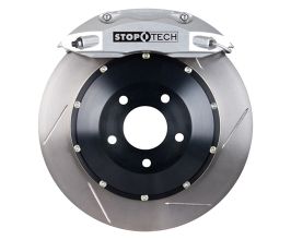StopTech StopTech 12-15 Honda Civic ST-40 Silver Calipers 328x28mm Slotted Rotors Front Big Brake Kit for Honda Civic 9