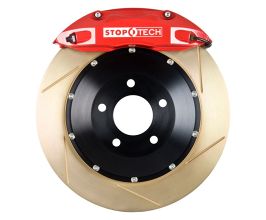StopTech StopTech 12-15 Honda Civic Si Red ST-40 Calipers 328x28mm Slotted Rotors Front Big Brake Kit for Honda Civic 9