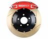 StopTech StopTech 12-15 Honda Civic Si Red ST-40 Calipers 328x28mm Slotted Rotors Front Big Brake Kit for Honda Civic Si
